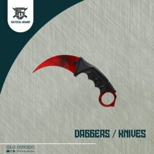 Karambit Simple Red Shadow Design